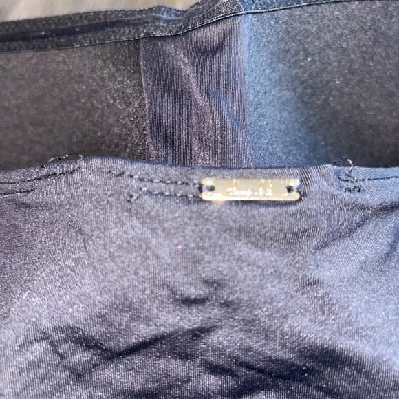 Anne Cole twist front black one piece swimsuit Sz 8 - Picture 5 of 9